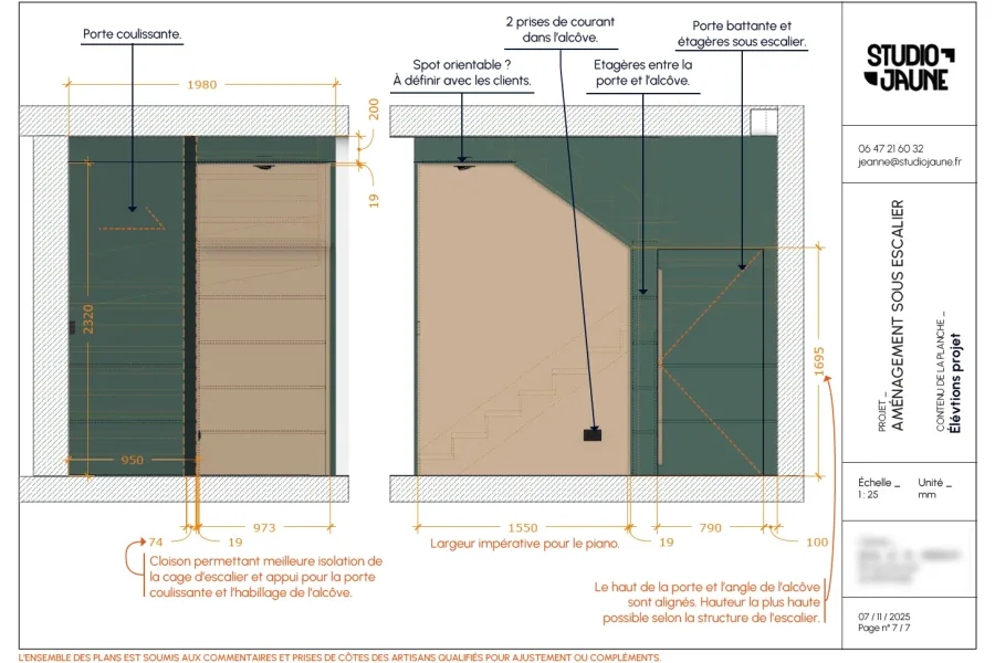 Plans pour réalisation
