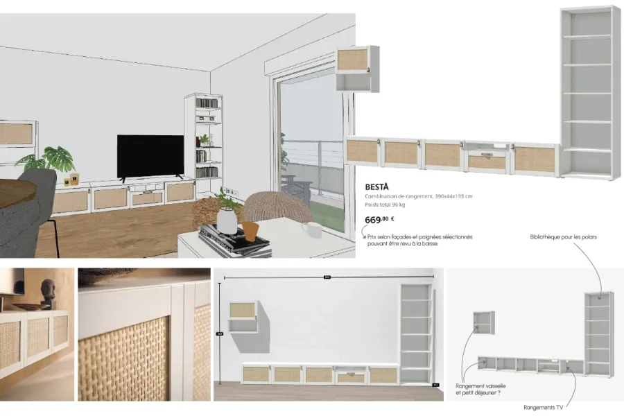 Composition mobilier